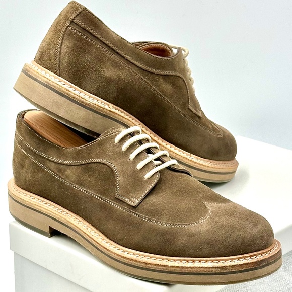 Brunello Cucinelli Suede Derby's Mens SZ 41